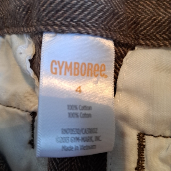 Gymboree boys size 4, brown dressy pants, adjustable waist, VGUC - Picture 3 of 5